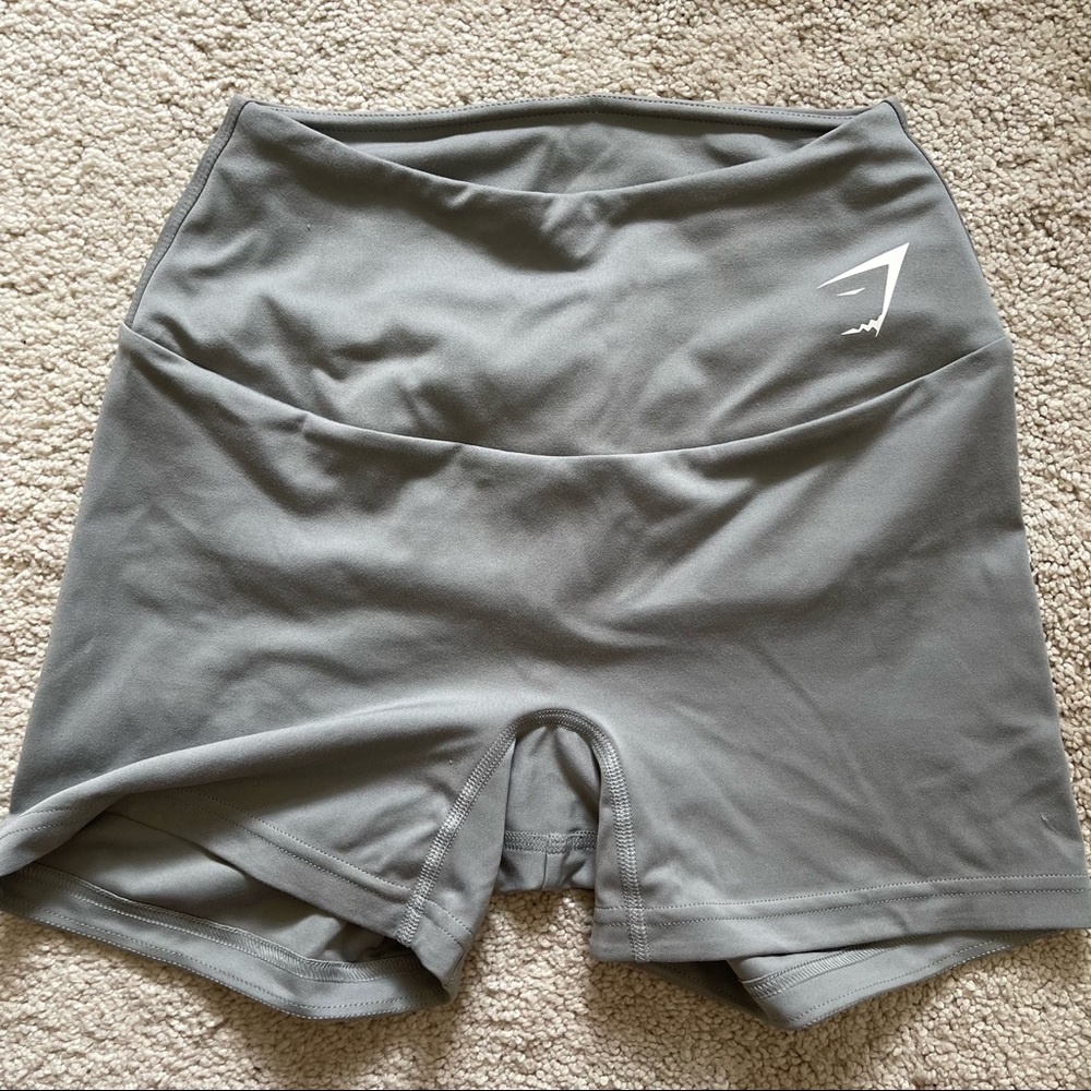 Gymshark gray training shorts